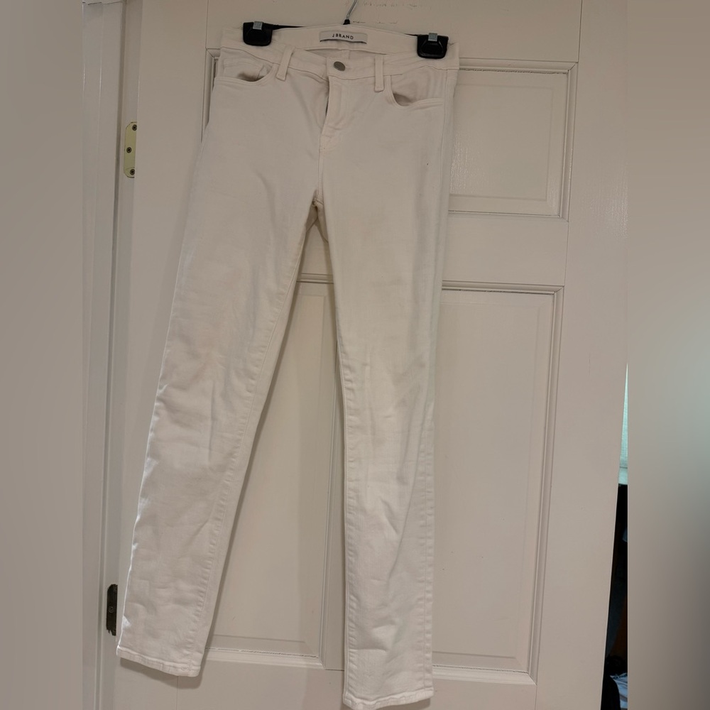 J Brand Women's White Skinny Jeans